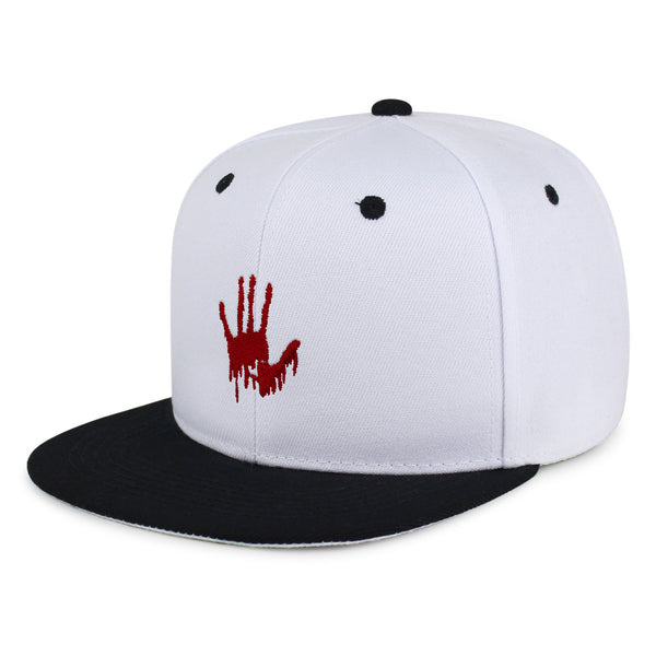 Bloody Hand Snapback Hat Embroidered Hip-Hop Baseball Cap Horror