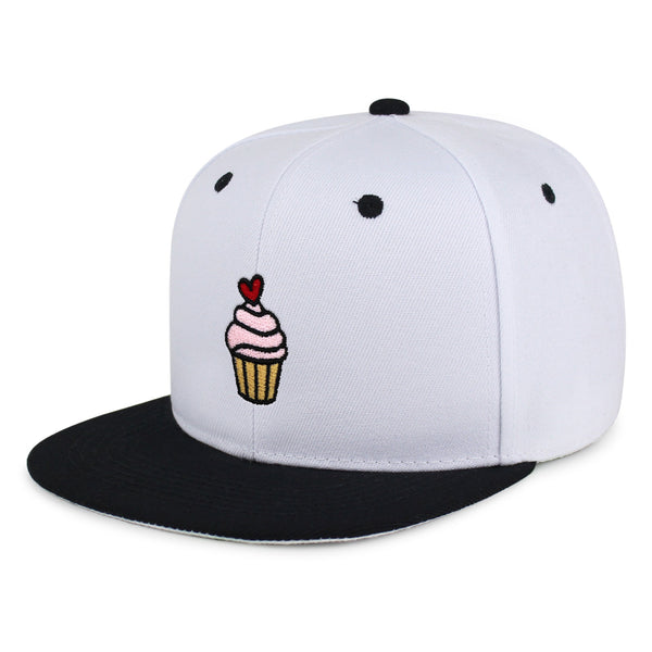 Pink Muffin Snapback Hat Embroidered Hip-Hop Baseball Cap Cupcakes Snack