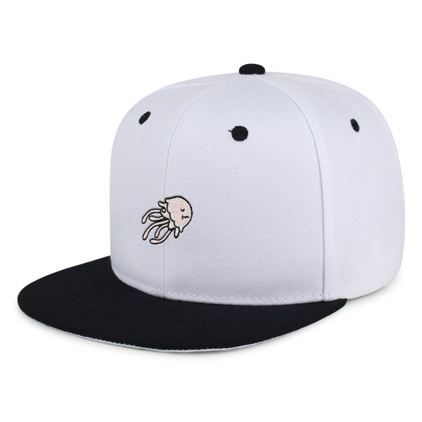 Jellyfish Snapback Hat Embroidered Hip-Hop Baseball Cap Fish Nature