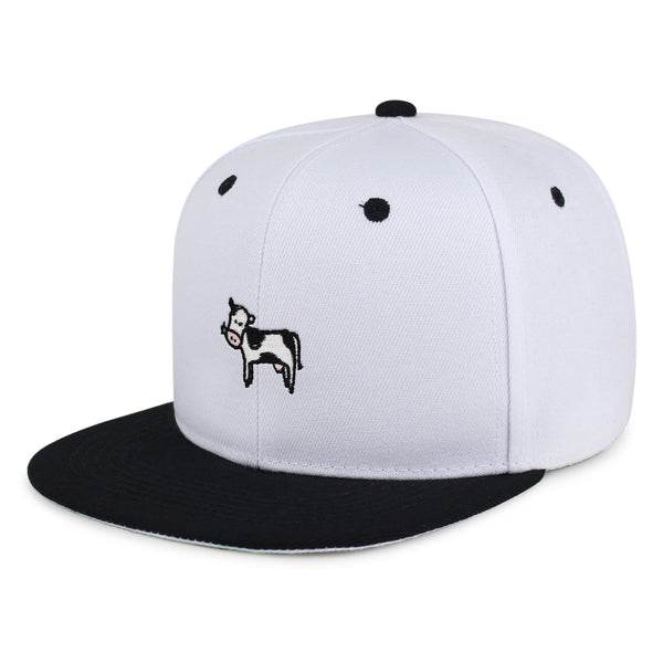 Cow  Snapback Hat Embroidered Hip-Hop Baseball Cap Cute