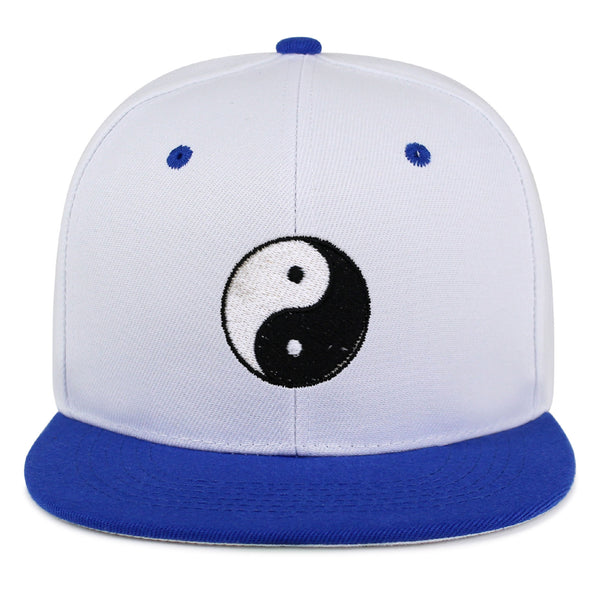 Ying Yang Snapback Hat Embroidered Hip-Hop Baseball Cap Asian Meditation