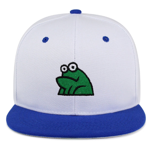 Frog Snapback Hat Embroidered Hip-Hop Baseball Cap Funny