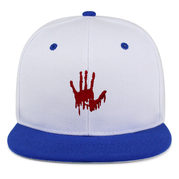 Bloody Hand Snapback Hat Embroidered Hip-Hop Baseball Cap Horror