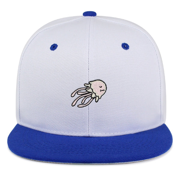 Jellyfish Snapback Hat Embroidered Hip-Hop Baseball Cap Fish Nature