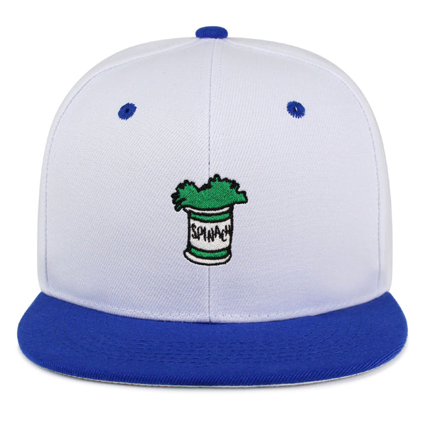 Spinach Leaf  Snapback Hat Embroidered Hip-Hop Baseball Cap Captain