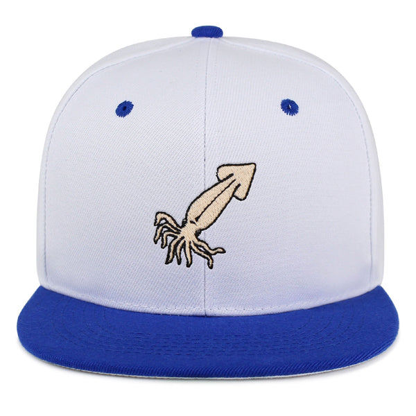 Squid Snapback Hat Embroidered Hip-Hop Baseball Cap Fishing