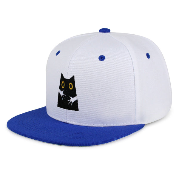 Hugs Snapback Hat Embroidered Hip-Hop Baseball Cap Black Cat Mom