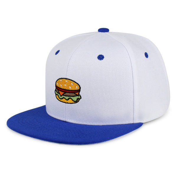 Hamburger Snapback Hat Embroidered Hip-Hop Baseball Cap Fast Food