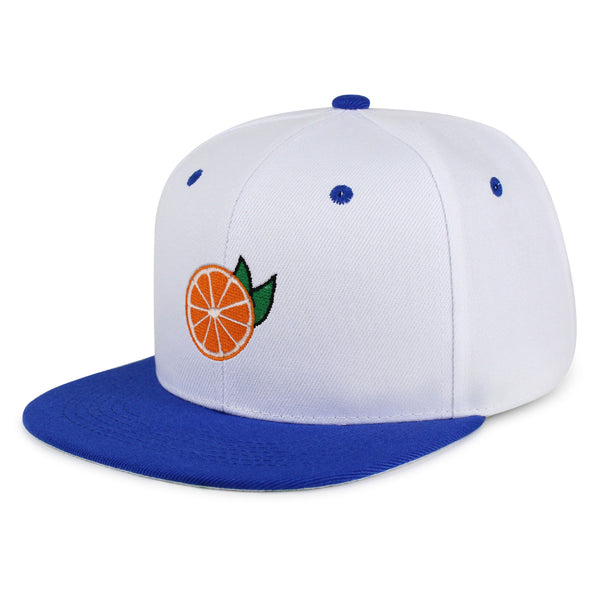 Orange Snapback Hat Embroidered Hip-Hop Baseball Cap Farmer