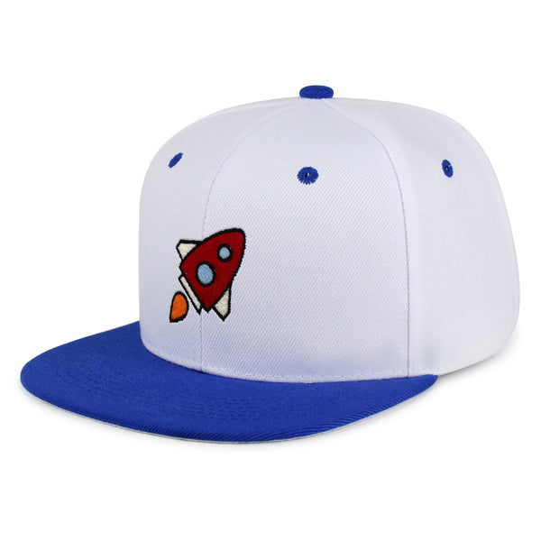 Rocket Snapback Hat Embroidered Hip-Hop Baseball Cap Space Shuttle