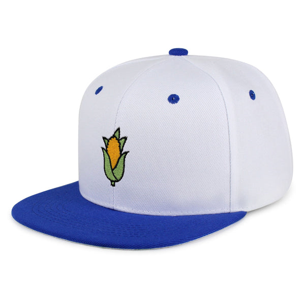 Corn Snapback Hat Embroidered Hip-Hop Baseball Cap Vegetable Foodie Farmers