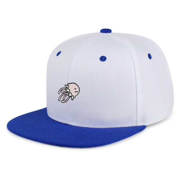 Jellyfish Snapback Hat Embroidered Hip-Hop Baseball Cap Fish Nature