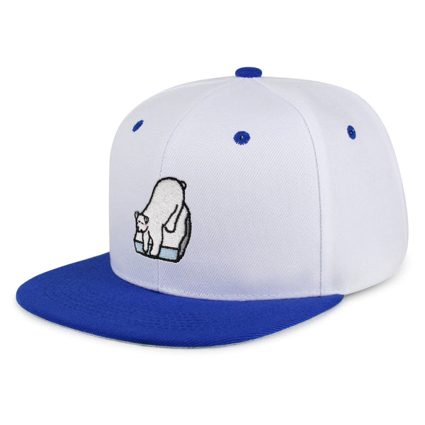 Polar Bear Snapback Hat Embroidered Hip-Hop Baseball Cap Coke Soda
