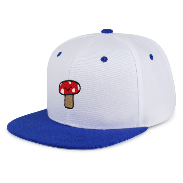 Mushroom Snapback Hat Embroidered Hip-Hop Baseball Cap Cute