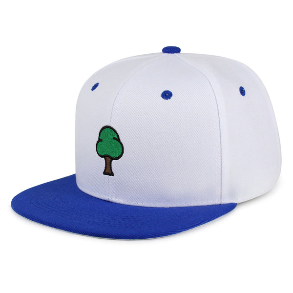 Tree  Snapback Hat Embroidered Hip-Hop Baseball Cap Green