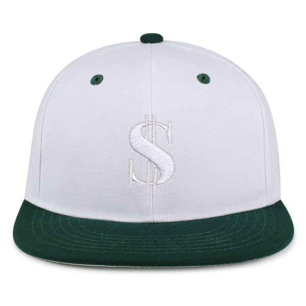 Dollar Sign Snapback Hat Embroidered Hip-Hop Baseball Cap Money Cash