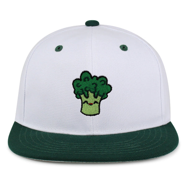 Broccoli Snapback Hat Embroidered Hip-Hop Baseball Cap Vegan Vegetable