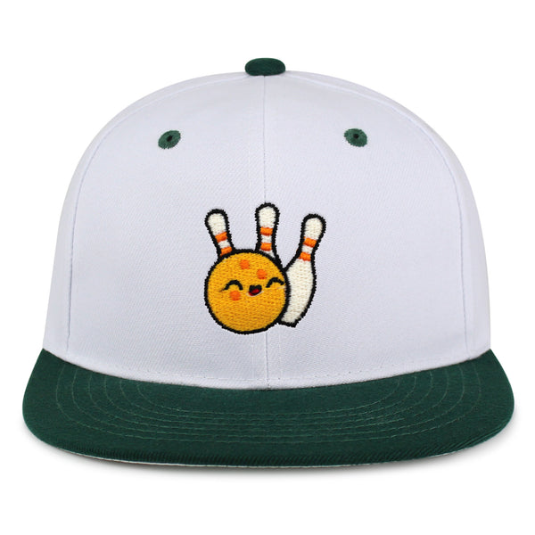 Bowling Snapback Hat Embroidered Hip-Hop Baseball Cap Sports Game