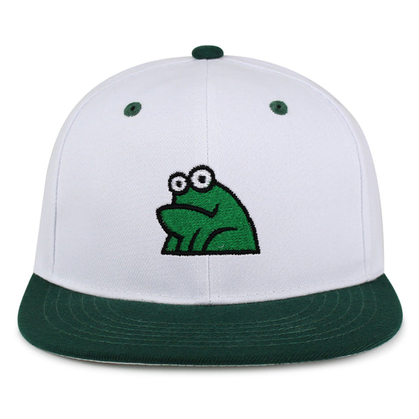 Frog Snapback Hat Embroidered Hip-Hop Baseball Cap Funny