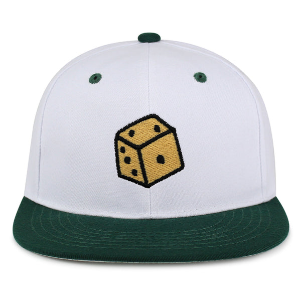 Dice Snapback Hat Embroidered Hip-Hop Baseball Cap Cute Board Game