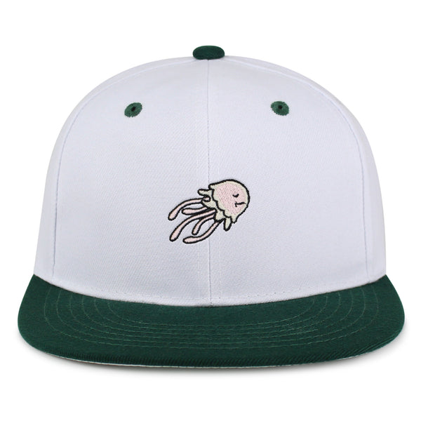 Jellyfish Snapback Hat Embroidered Hip-Hop Baseball Cap Fish Nature