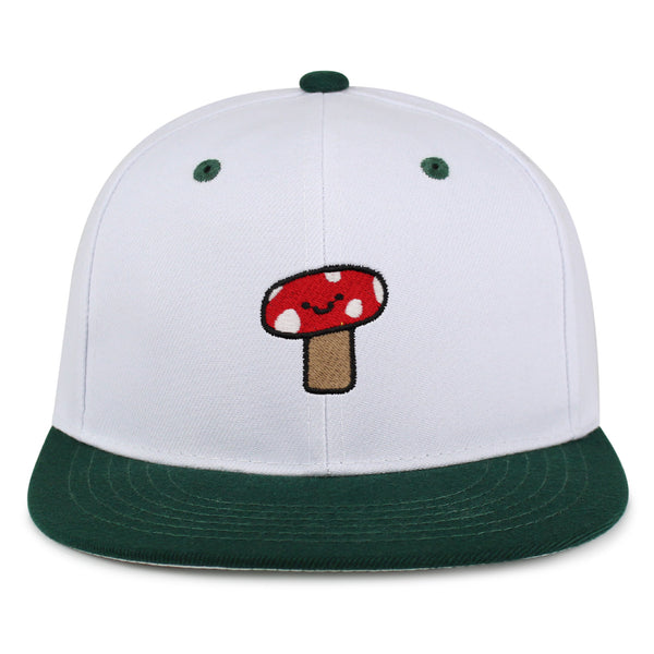 Mushroom Snapback Hat Embroidered Hip-Hop Baseball Cap Cute