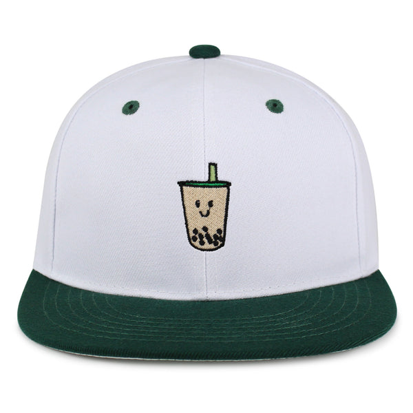 Boba Tea  Snapback Hat Embroidered Hip-Hop Baseball Cap Pearl