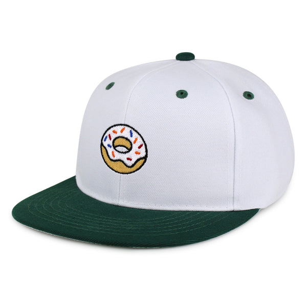 Donut Snapback Hat Embroidered Hip-Hop Baseball Cap Doughtnut Snack