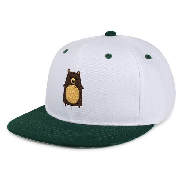 Bear Snapback Hat Embroidered Hip-Hop Baseball Cap Big Scary