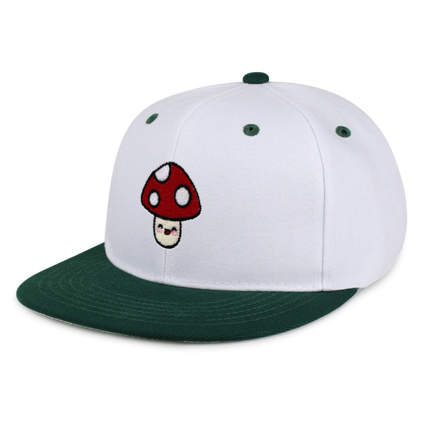 Mushroom Snapback Hat Embroidered Hip-Hop Baseball Cap Vegetable