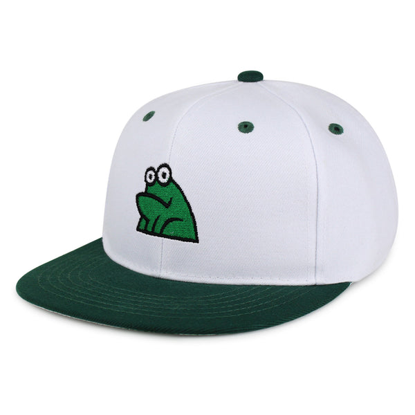 Frog Snapback Hat Embroidered Hip-Hop Baseball Cap Funny