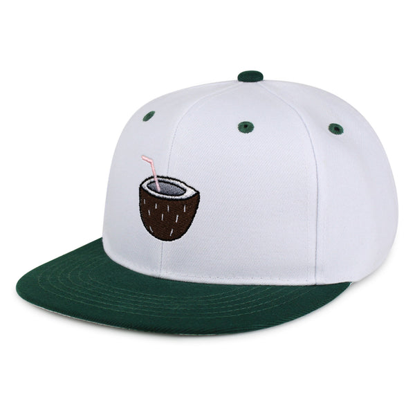 Coconut Snapback Hat Embroidered Hip-Hop Baseball Cap Juice Tree