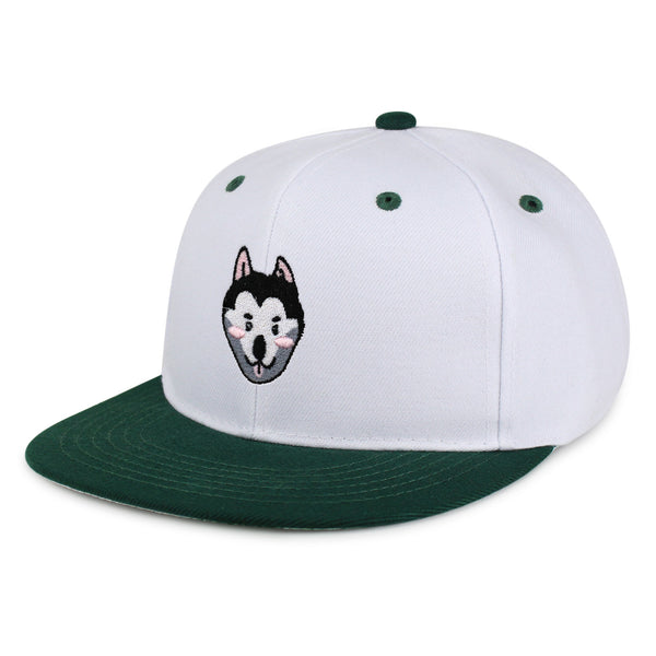 Husky Snapback Hat Embroidered Hip-Hop Baseball Cap Dog Puppy