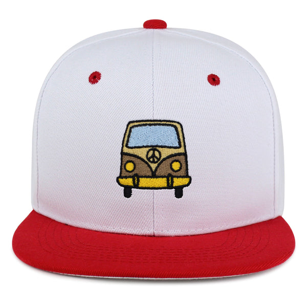 Hippie Van Snapback Hat Embroidered Hip-Hop Baseball Cap RV VW