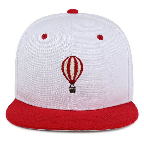 Hot Air Ballon Snapback Hat Embroidered Hip-Hop Baseball Cap Travel Fly Sky