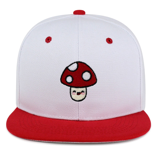 Mushroom Snapback Hat Embroidered Hip-Hop Baseball Cap Vegetable