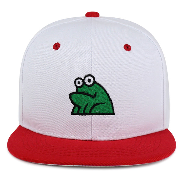 Frog Snapback Hat Embroidered Hip-Hop Baseball Cap Funny