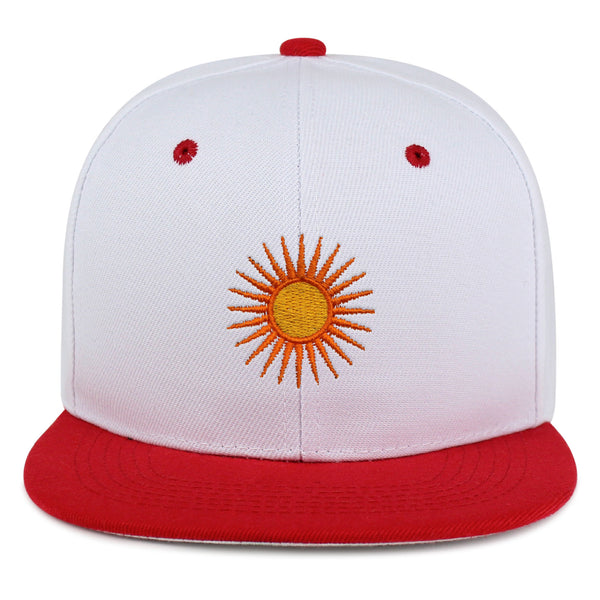 Sun Snapback Hat Embroidered Hip-Hop Baseball Cap Sunny Summer