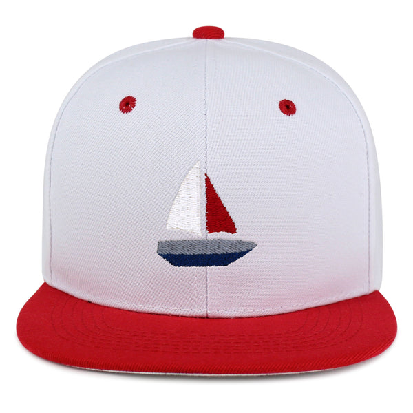 Cute Boat Snapback Hat Embroidered Hip-Hop Baseball Cap Sailor Ocean