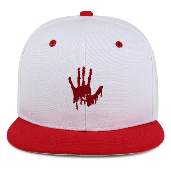 Bloody Hand Snapback Hat Embroidered Hip-Hop Baseball Cap Horror