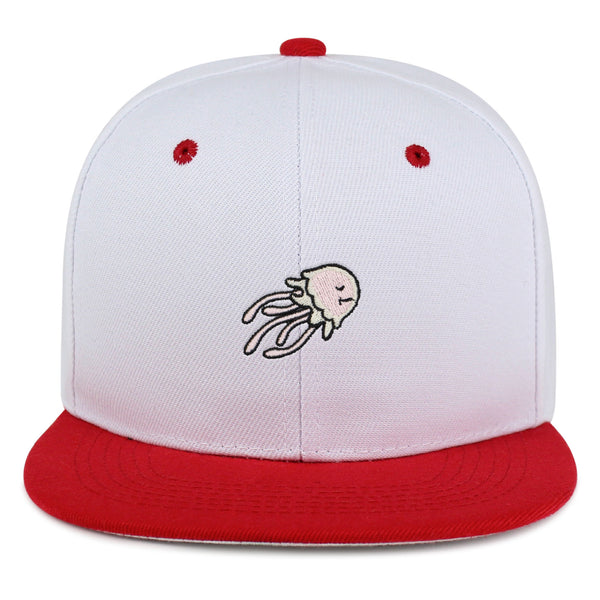 Jellyfish Snapback Hat Embroidered Hip-Hop Baseball Cap Fish Nature