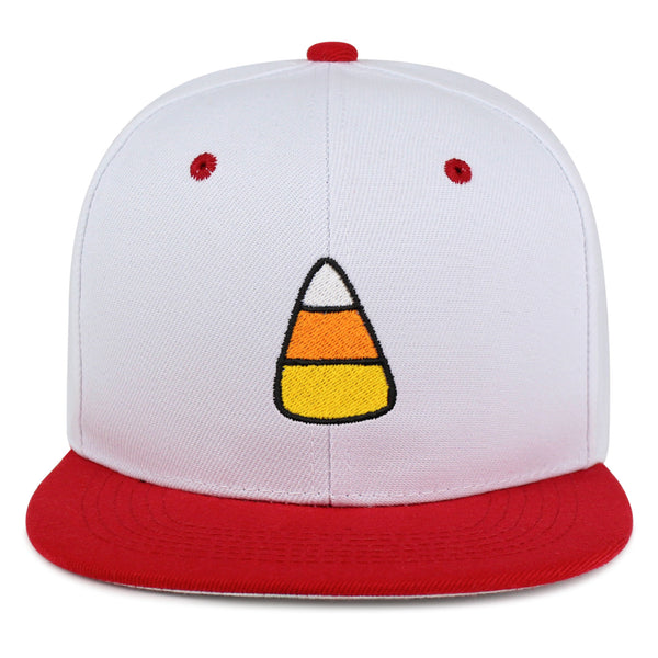 Candy Corn Snapback Hat Embroidered Hip-Hop Baseball Cap Snack Funny