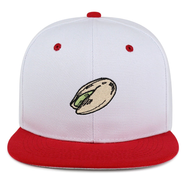 Pistachio Snapback Hat Embroidered Hip-Hop Baseball Cap Nut Funny