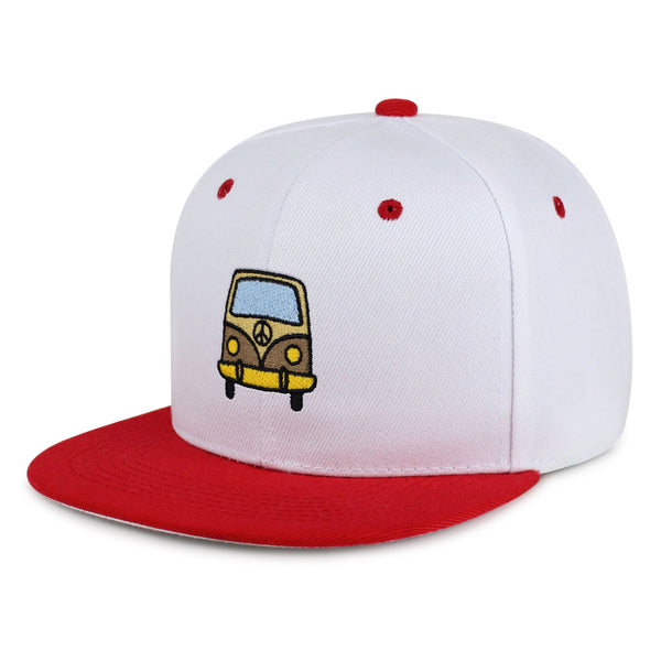 Hippie Van Snapback Hat Embroidered Hip-Hop Baseball Cap RV VW