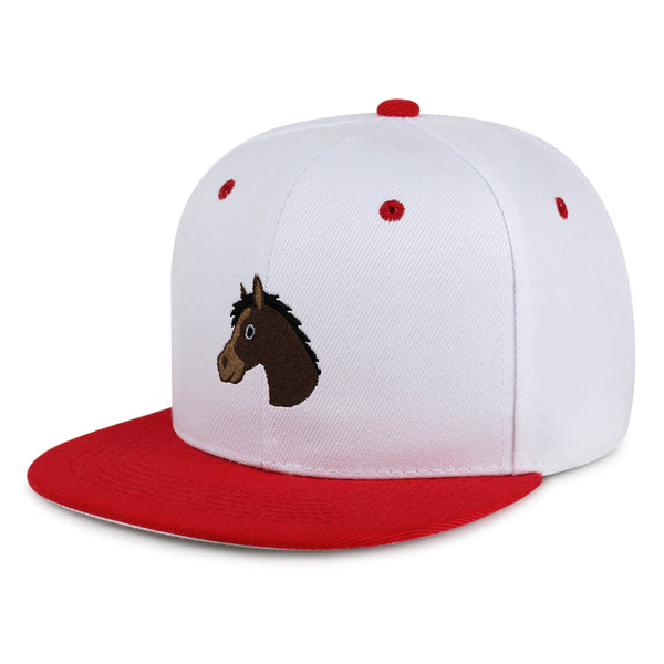 Horse Head Snapback Hat Embroidered Hip-Hop Baseball Cap Cowboy Zoo