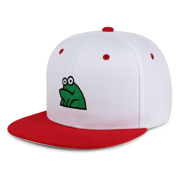 Frog Snapback Hat Embroidered Hip-Hop Baseball Cap Funny