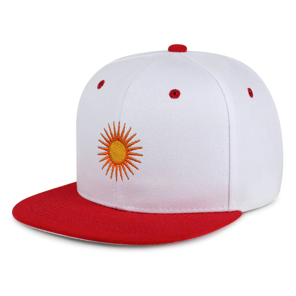 Sun Snapback Hat Embroidered Hip-Hop Baseball Cap Sunny Summer