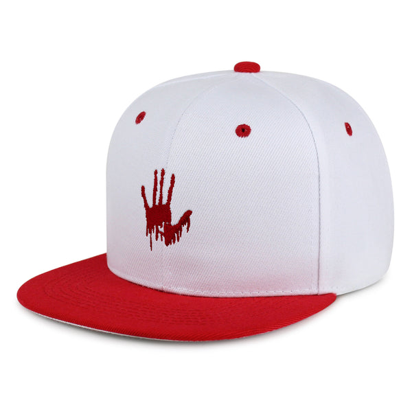 Bloody Hand Snapback Hat Embroidered Hip-Hop Baseball Cap Horror