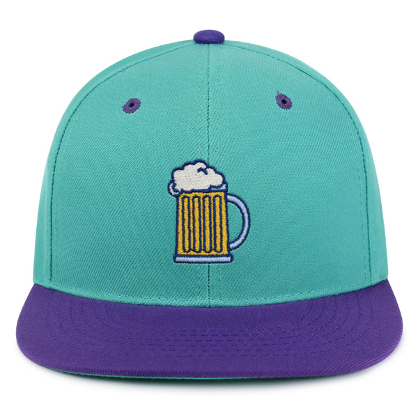 Beer Mug Snapback Hat Embroidered Hip-Hop Baseball Cap Pub Mug