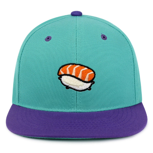 Sushi Snapback Hat Embroidered Hip-Hop Baseball Cap Japanese Food